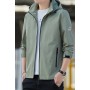 Men's Casual Jacket Jacket, Men's 2023 New Spring And Autumn Hooded Top, Simple Korean Version Of Work Clothes, Men's Sprint Jacket