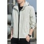 Men's Casual Jacket Jacket, Men's 2023 New Spring And Autumn Hooded Top, Simple Korean Version Of Work Clothes, Men's Sprint Jacket