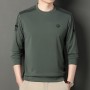 2023 Spring And Autumn New Men's Youth Round Neck Korean Fashion Casual Long Sleeve T-Shirt Sweater