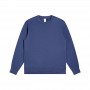 Men's 400G Silver Fox Velvet Round Neck Sweater, Men's Loose Autumn New Plush And Thick Solid Color Base Shirt