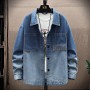 Vintage Wash Spring And Autumn New Coat Old Men's Denim Coat Loose Fashion Versatile Shirt Top Jacket