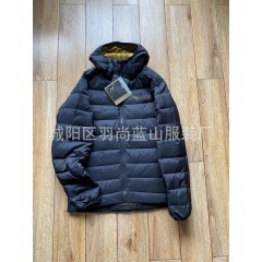 Bird. Men's Black Gold Down Jacket, Casual Sports Hooded Jacket, Winter New Outdoor Multifunctional Lightweight Insulation