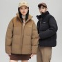 2023 New Down Coat Unisex Loose Short Stand Neck Fashion Couple Top Coat 90% White Duck Down