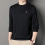 Live Streaming Of The Same Style Of Sweatshirt For Men In Autumn, New Trendy Brand Round Neck Pullover With A Bottom Layer, Fashionable And Versatile Casual Men's T-Shirt