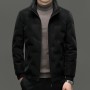 Coat Men's Winter New Fashion Trend Short Top Men's Casual Duck Down Warm And Thickened Standing Collar Down Coat