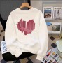 Heavyweight Sweater Men's Autumn/Winter Round Neck Cotton Sweater Large Youth Port Fashion Brand Couple New Product Sweater Women