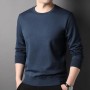 New Sweater Men's Casual Solid Round Neck 2023 Autumn New Trend Fashion Versatile Youth Multi Color Top