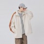 Suede Jacket Men's Autumn Trendy American Men's Baseball Jacket Autumn And Winter Ruffian Handsome Men's Top Coat