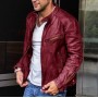 Wholesale Of Autumn And Winter Men's PU Leather Jackets For Men's Youth Standing Collar Punk Men's Motorcycle Leather Jackets For Foreign Trade In Europe And America