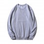 320g Healthy Cotton Solid Round Neck Off Shoulder Sweater Loose Heavy Duty Huamian Top Wholesale Men's And Women's Underlay Pullover