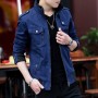 Men's Jacket Spring And Autumn Korean Casual Thickened Youth Oversized Wear-Resistant Trend Standing Collar Work Jacket Jacket For Men