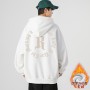 Sweater Men's Spring And Autumn New Men's American Fashion Brand Hooded Loose Pullover Top Coat Winter Fur Thickening