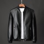 Men's Outerwear, Men's Spring And Autumn Leather Jacket, Men's 2023 New Popular Korean Slim Fitting Thin Style Trendy Clothes