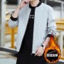 Men's Casual Jacket Jacket, Spring And Autumn Season Men's Clothing, Middle-Aged Oversized Sports Baseball Jacket, Plush Dad, Put On Clothes