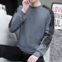 Men's Sweater Autumn And Winter Plush Thickening 2023 New Trendy Brand Casual And Handsome Long Sleeved Top Men's Bottom Shirt