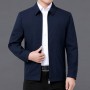 New Men's Jacket Jacket, 2023 Spring And Autumn Clothing, Middle-Aged Men's Casual Standing Collar Jacket, Dad's Jacket, Popular Trend