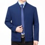 New Men's Jacket Jacket, 2023 Spring And Autumn Clothing, Middle-Aged Men's Casual Standing Collar Jacket, Dad's Jacket, Popular Trend