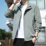 Coat Men's Spring And Autumn Men's Clothing 2023 New Korean Version Trend Casual Versatile Stand Collar Work Jacket Top For Men