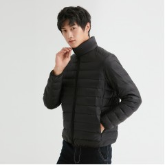 Soft Mushroom Main Promotion Series Light And Thin Down Coat Men's Standing Collar Solid And Simple 2023 Autumn And Winter New 90 Down Coat