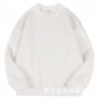 320g Healthy Cotton Solid Round Neck Off Shoulder Sweater Loose Heavy Duty Huamian Top Wholesale Men's And Women's Underlay Pullover