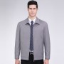 2023 Spring And Autumn New Middle-Aged Men's Wool Jacket Dad's Business Casual Lapel Jacket Jacket Jacket Top