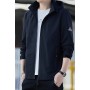 Men's Casual Jacket Jacket, Men's 2023 New Spring And Autumn Hooded Top, Simple Korean Version Of Work Clothes, Men's Sprint Jacket