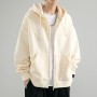 American Fashion Brand Coat Men's Autumn And Winter 2023 New Sports Hooded Cardigan Sweatshirt Men's Top Coat Jacket