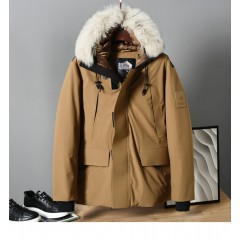 Over 2K Stores! Luxury Real Fur Collar! Goose Down! Foreign Trade Men's Winter Thick Windproof And Warm Down Jacket Trend