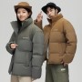 2023 New Down Coat Unisex Loose Short Stand Neck Fashion Couple Top Coat 90% White Duck Down