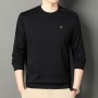 2023 Spring And Autumn New Men's Youth Round Neck Korean Fashion Casual Long Sleeve T-Shirt Sweater