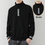 Men's Sweater 2023 Autumn New Fashion Brand Men's T-Shirt Top Large Casual Long Sleeve High Neck Underlay Top