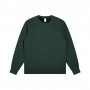 Men's 400G Silver Fox Velvet Round Neck Sweater, Men's Loose Autumn New Plush And Thick Solid Color Base Shirt