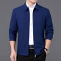 New Men's Jacket Jacket, 2023 Spring And Autumn Clothing, Middle-Aged Men's Casual Standing Collar Jacket, Dad's Jacket, Popular Trend