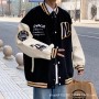 Baseball Jacket Men's Spring And Autumn Trendy Brand Loose And Versatile Clothing Ins Hong Kong Style Ruffian Handsome Casual Couple Jacket