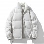 2023 Winter Men's Trend Multi Color Fashion Stand Neck 90 White Duck Down Youth Handsome Couple Down Coat